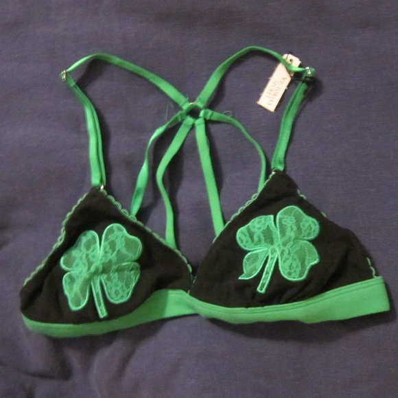 st patricks day bralette